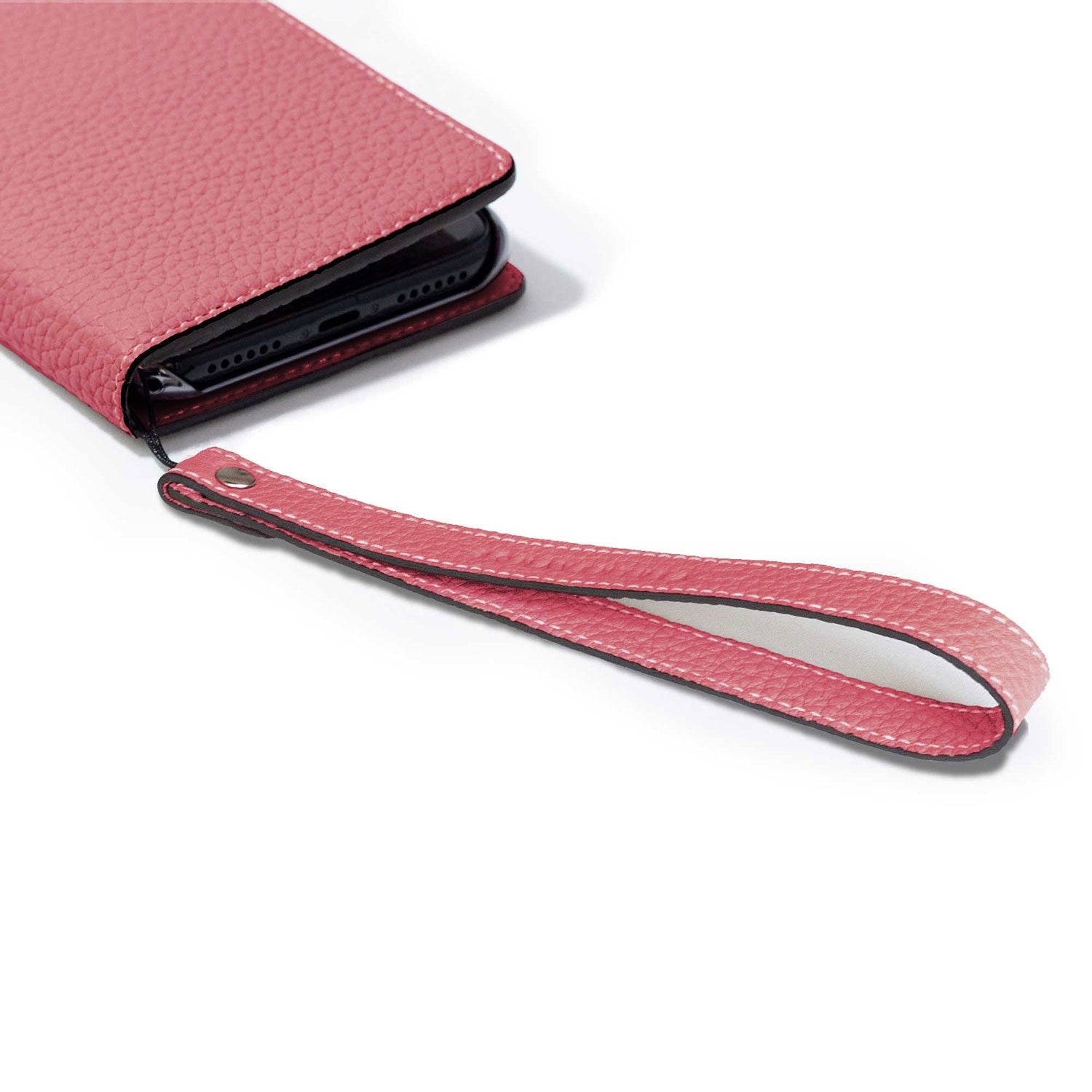 Wrist Strap Shrink Leather (Azalee Pink - Long)