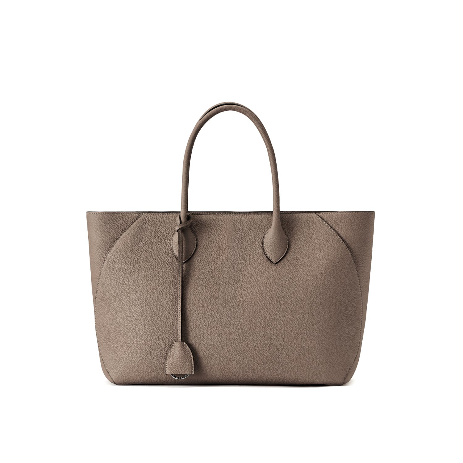Mia Tote Bag Bottalato Leather (Etoupe - 35)