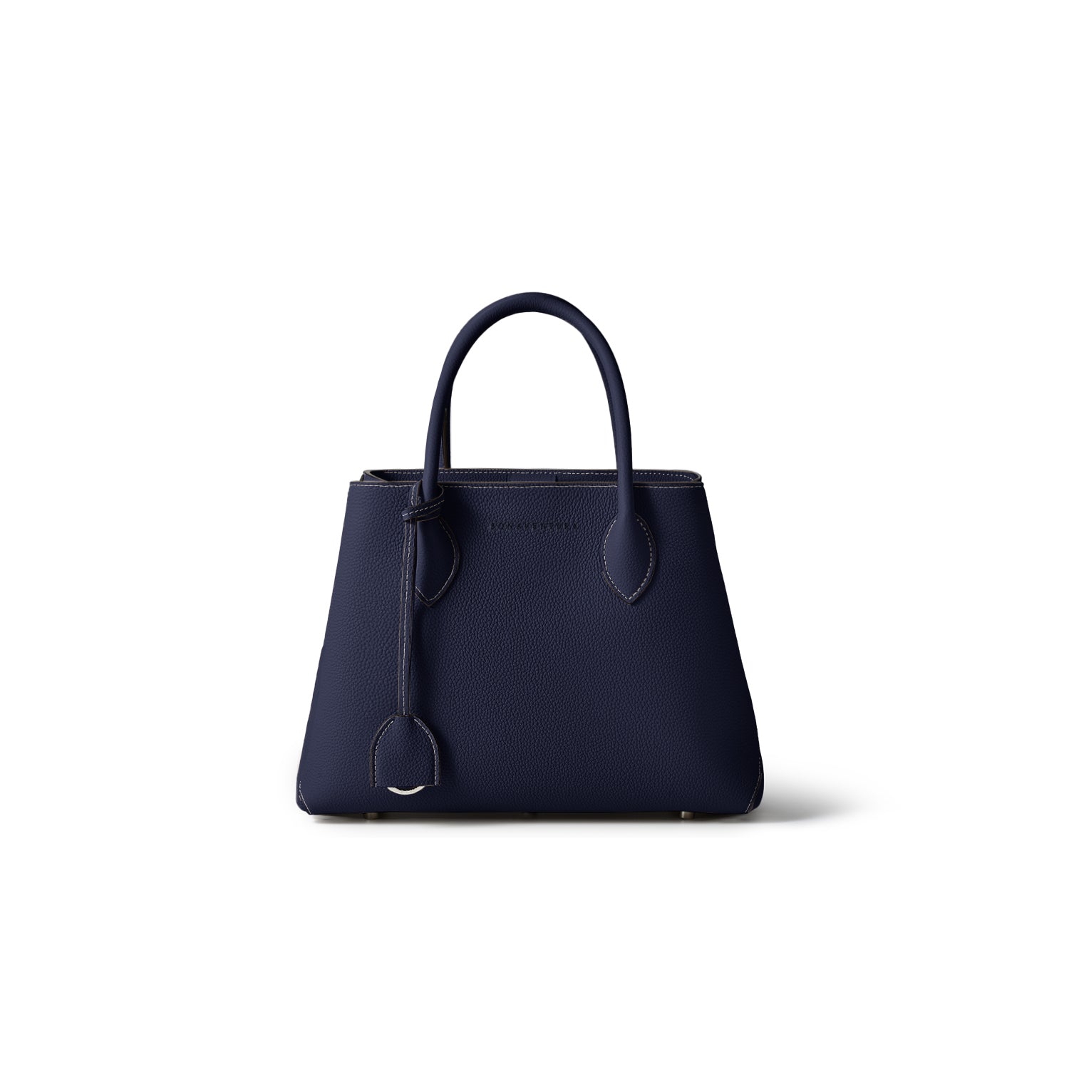 Mia Tote Bag Bottalato Leather (Navy - 30)
