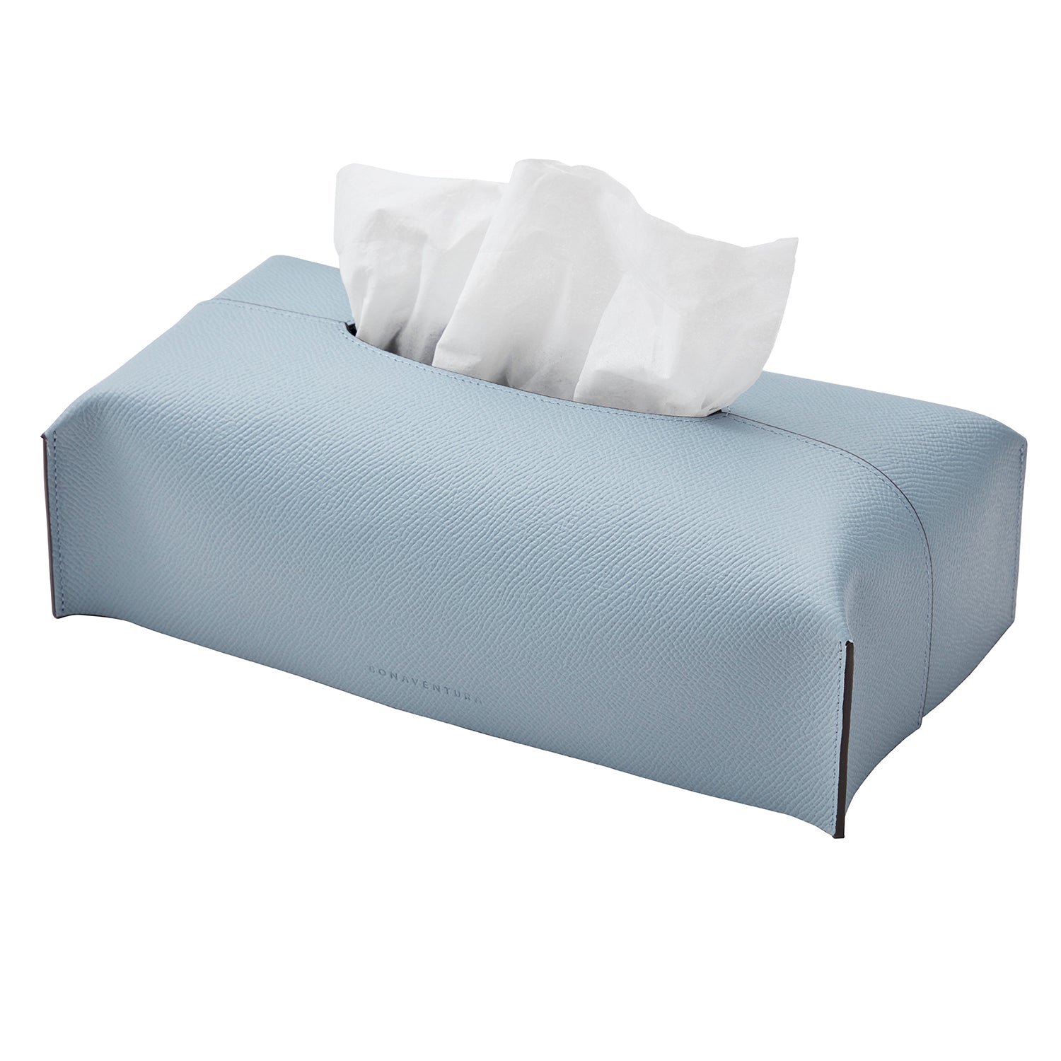 Tissue Box Cover Nobile Leather (Blue Lin - Regular)