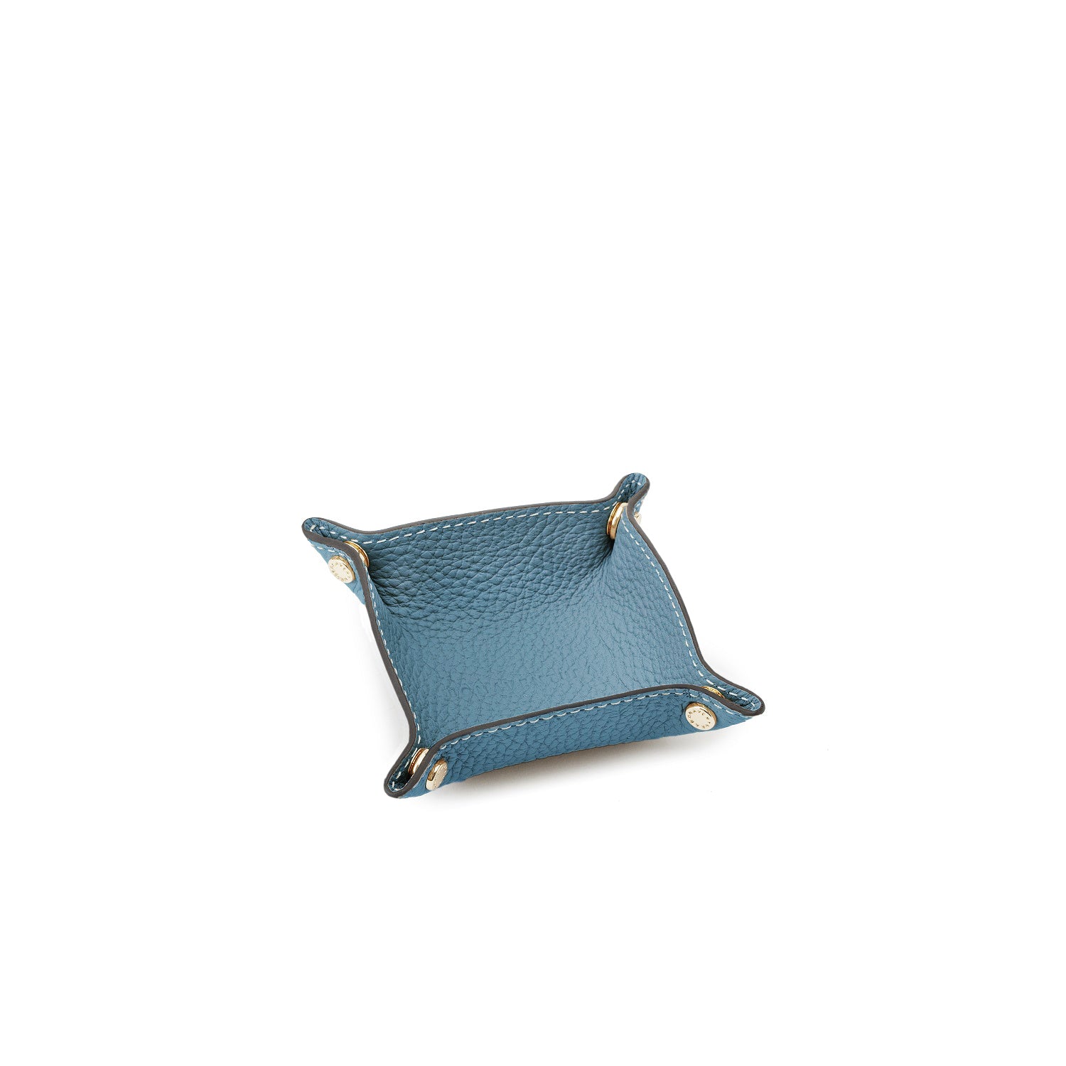 Valet Tray Shrink Leather (Blue Cyan - Mini)