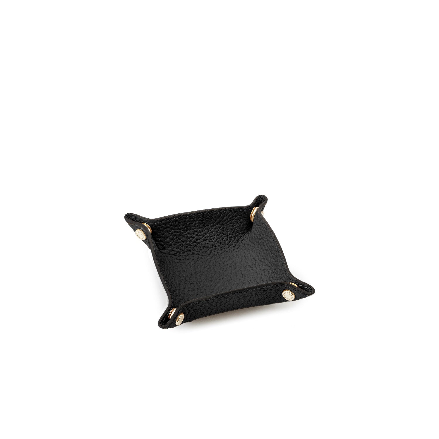 Valet Tray Shrink Leather (Black - Mini)