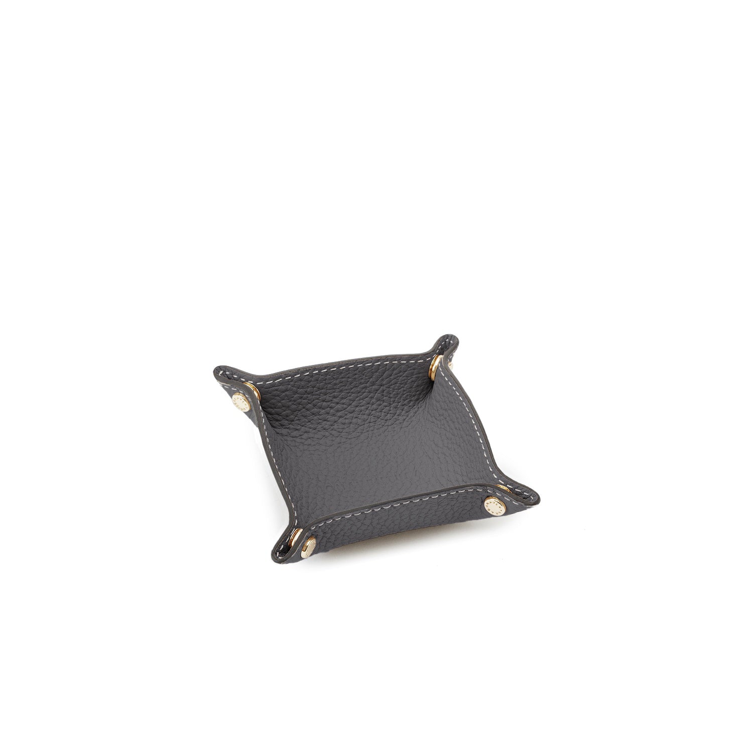 Valet Tray Shrink Leather (Charcoal Gray - Mini)