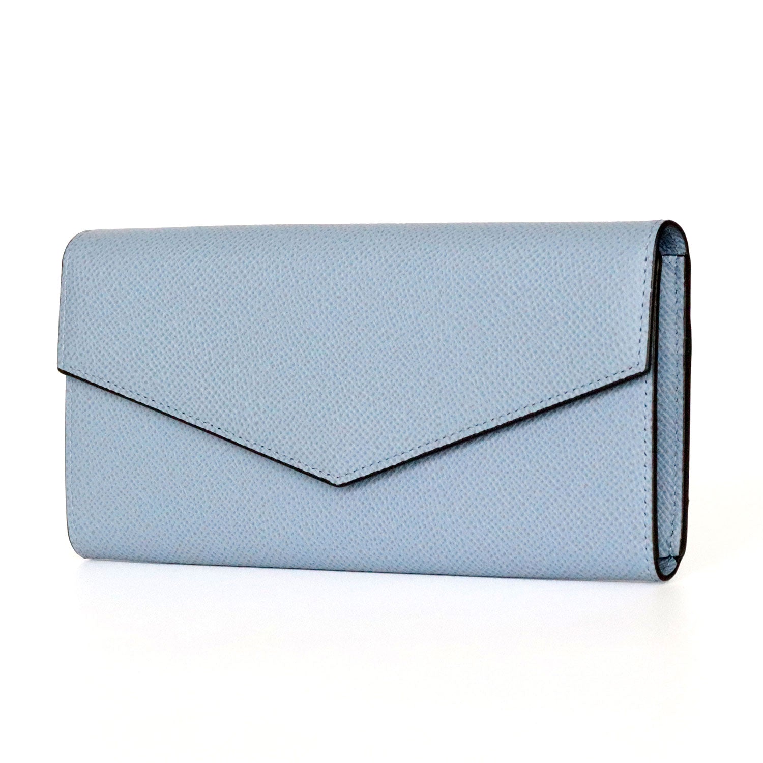 Envelope Long Wallet Nobile Leather (Blue Lin)
