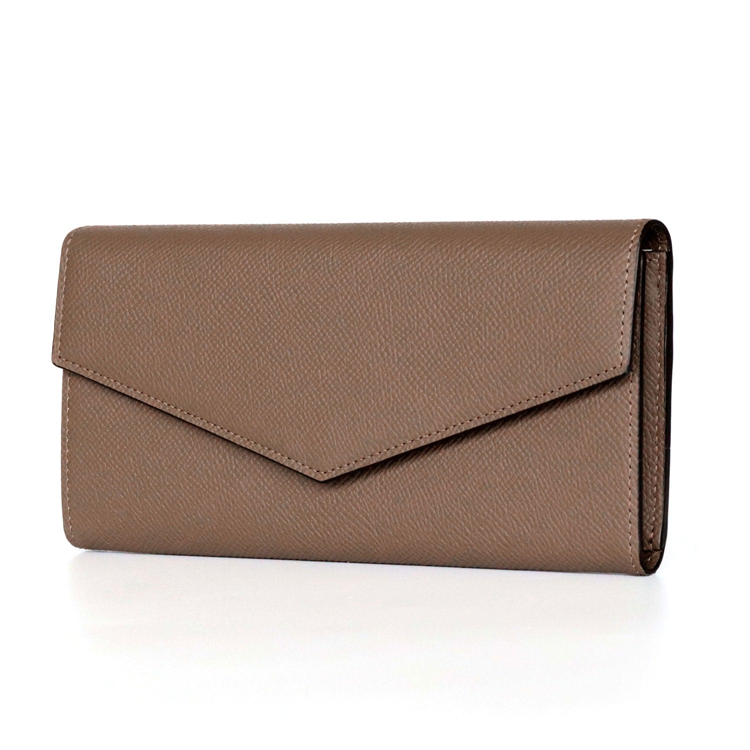 Envelope Long Wallet Nobile Leather (Etoupe)