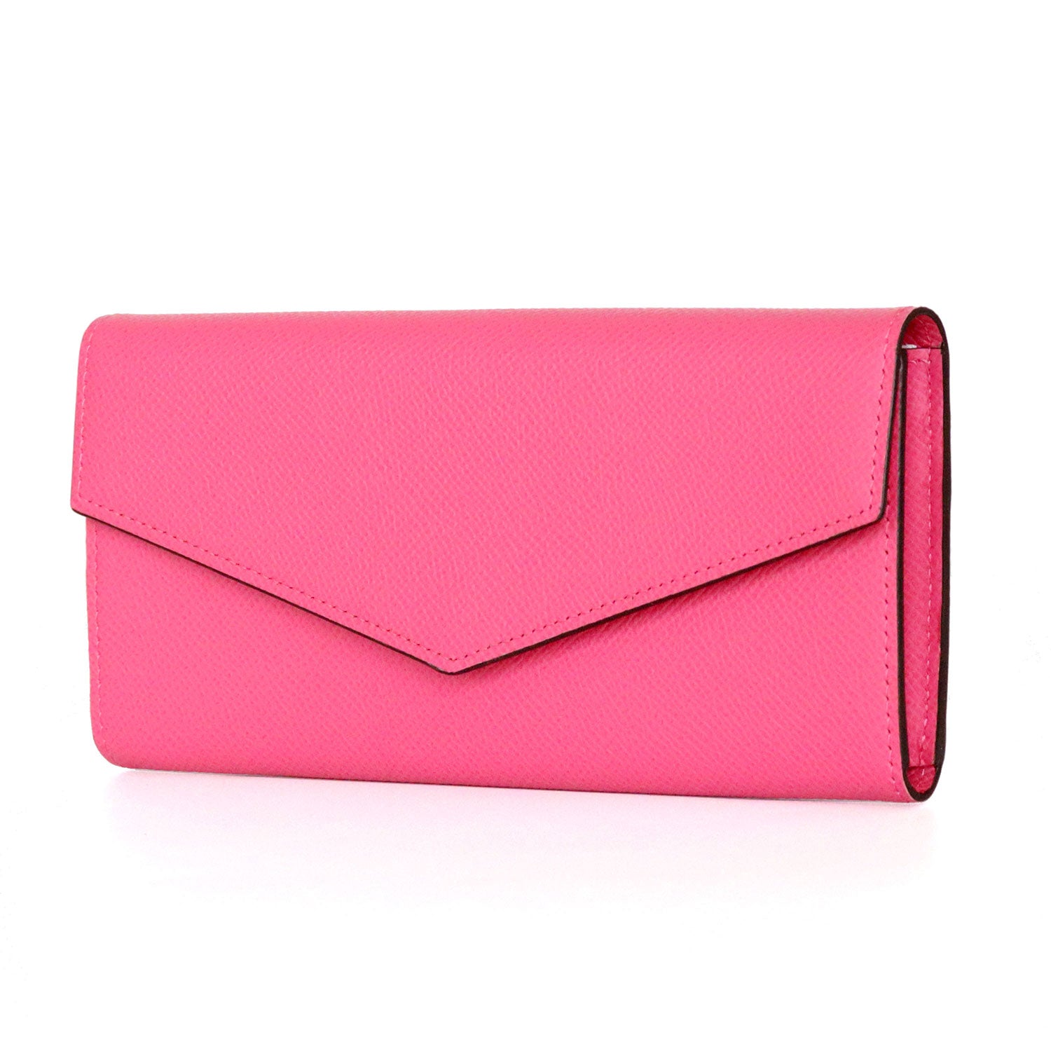 Envelope Long Wallet Nobile Leather (Fuchsia Pink)