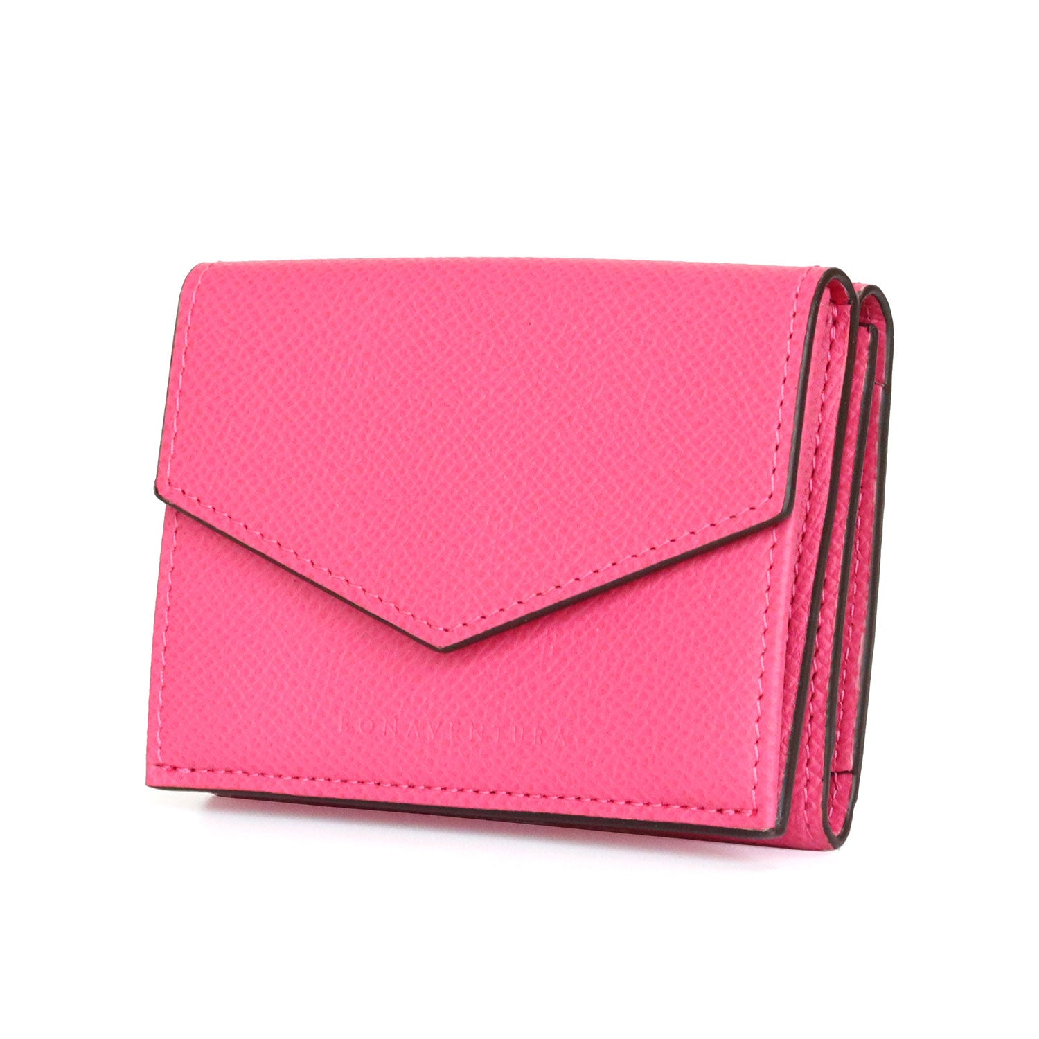 Small Wallet Nobile Leather (Fuchsia Pink)