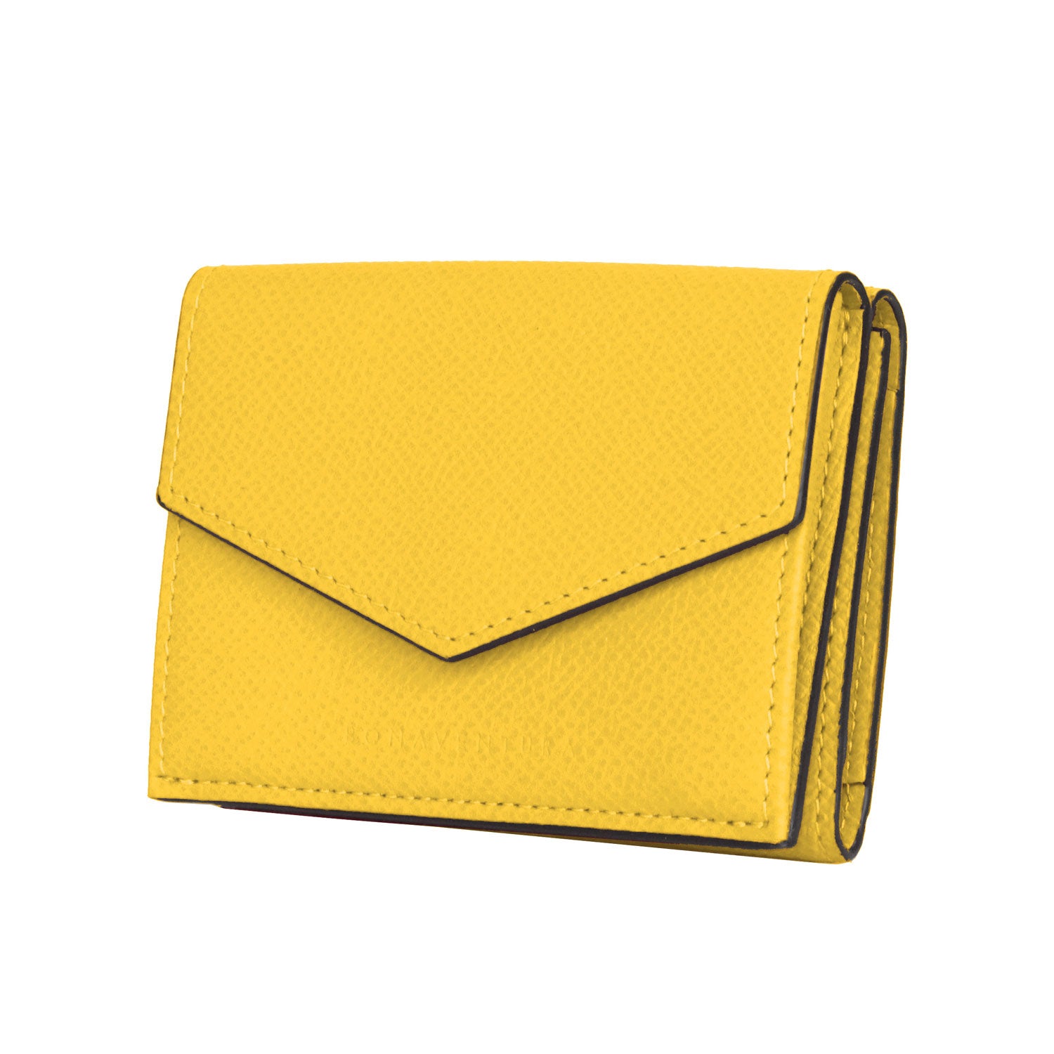 Small Wallet Nobile Leather (Mimosa yellow)