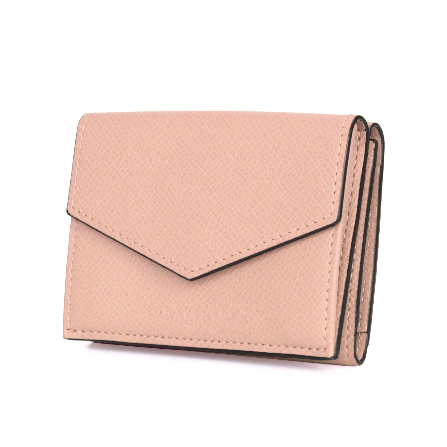 Small Wallet Nobile Leather (Shell Pink)