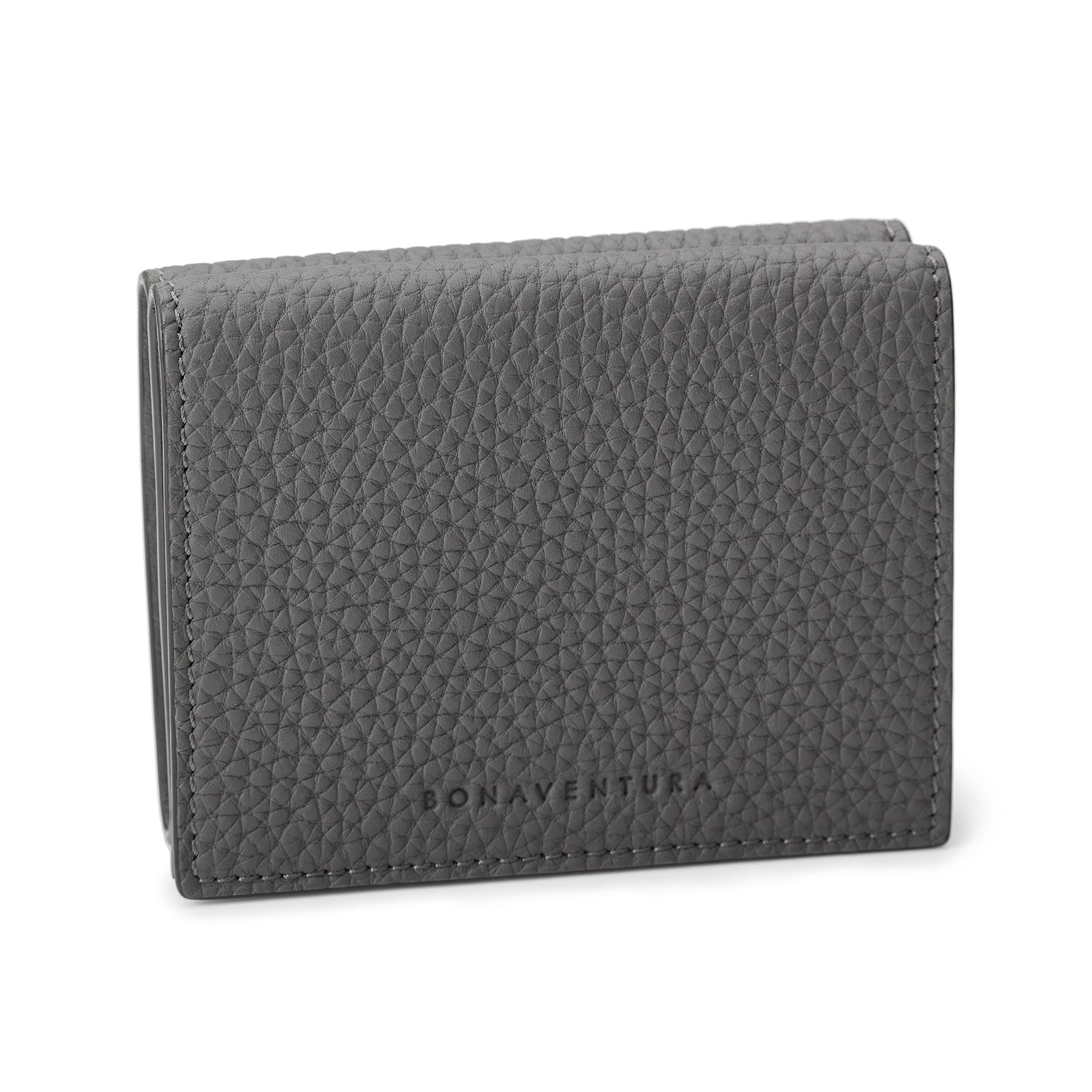 Men's Small Wallet Shrink Leather (Charcoal Gray)