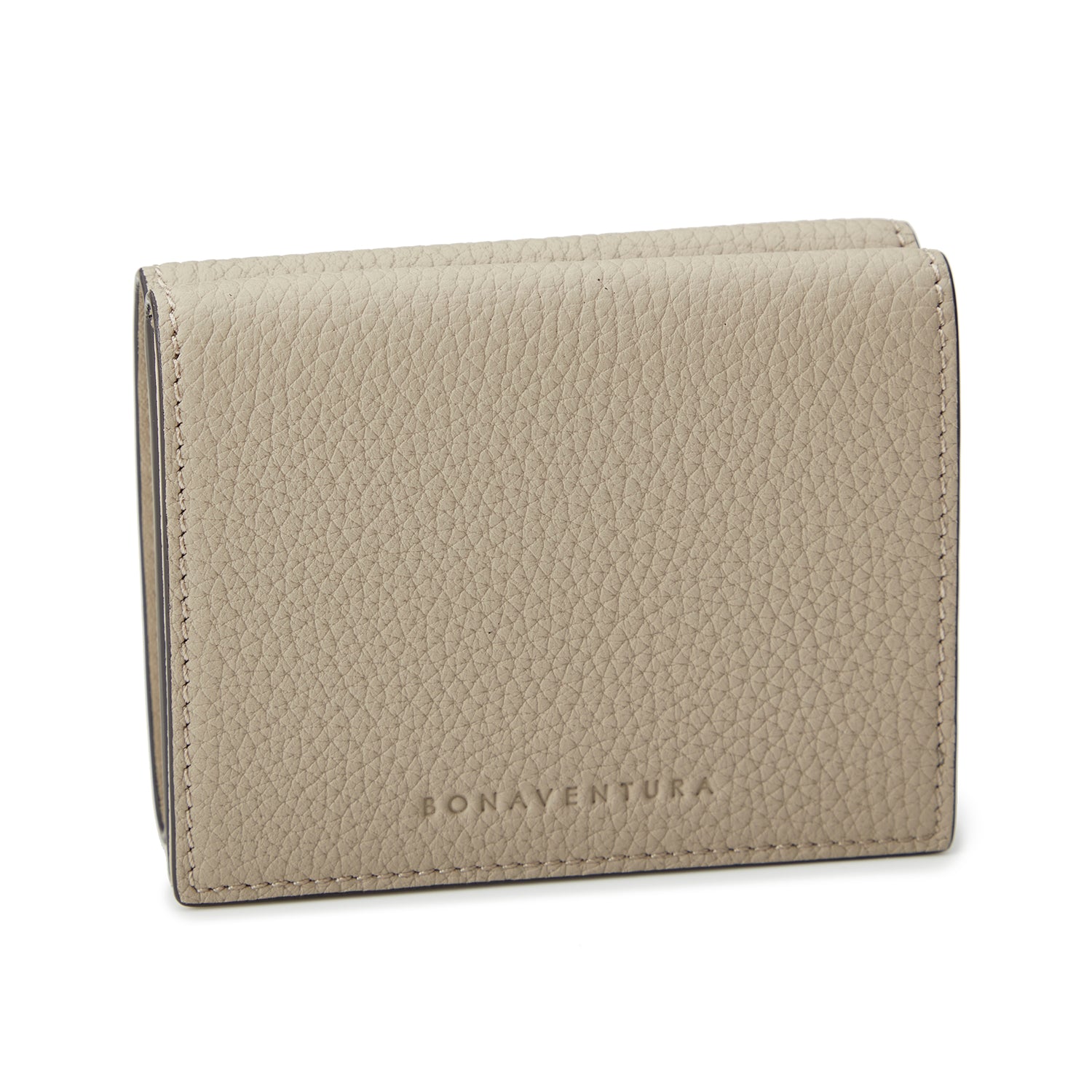 Men's Small Wallet Shrink Leather (Greige)