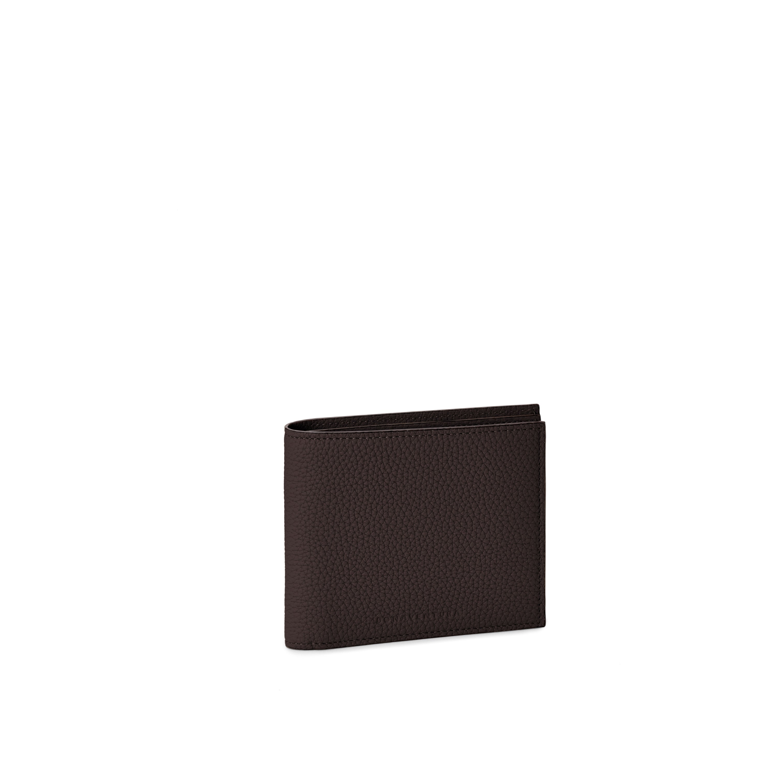 Men's Bi-fold Wallet Shrink Leather (Chocolate Brown)