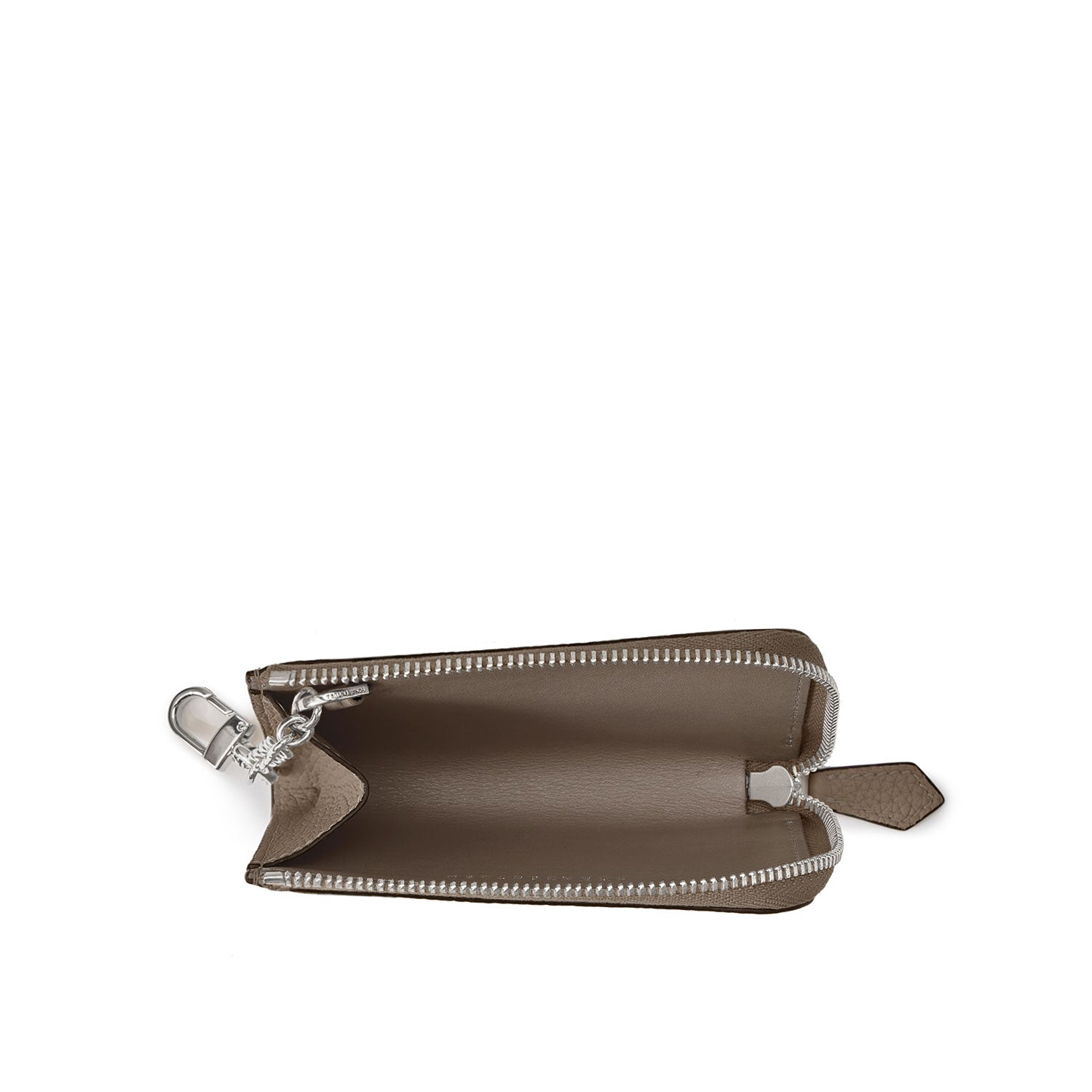 L型拉鍊智慧鑰匙包 Shrink Leather