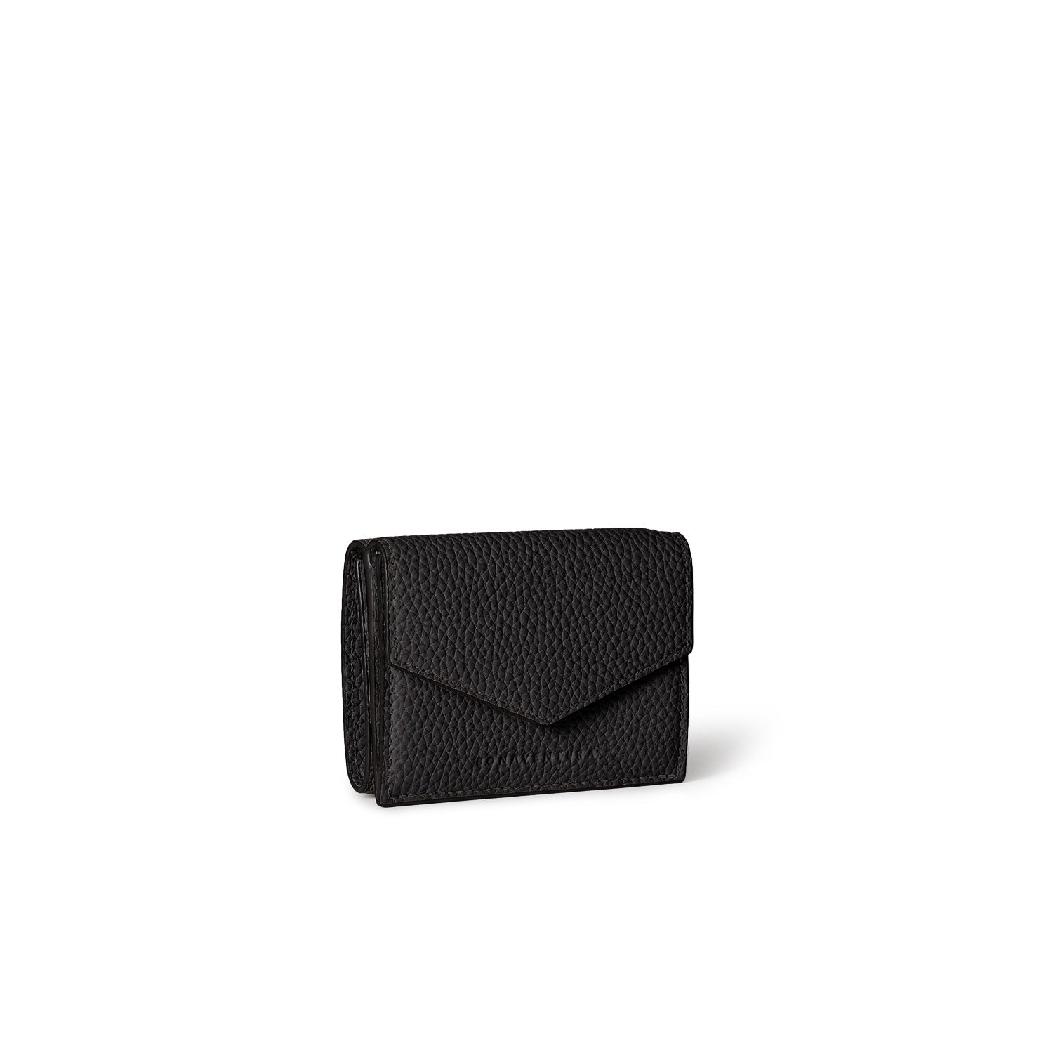 Small Wallet All Bottalato Leather (Black)