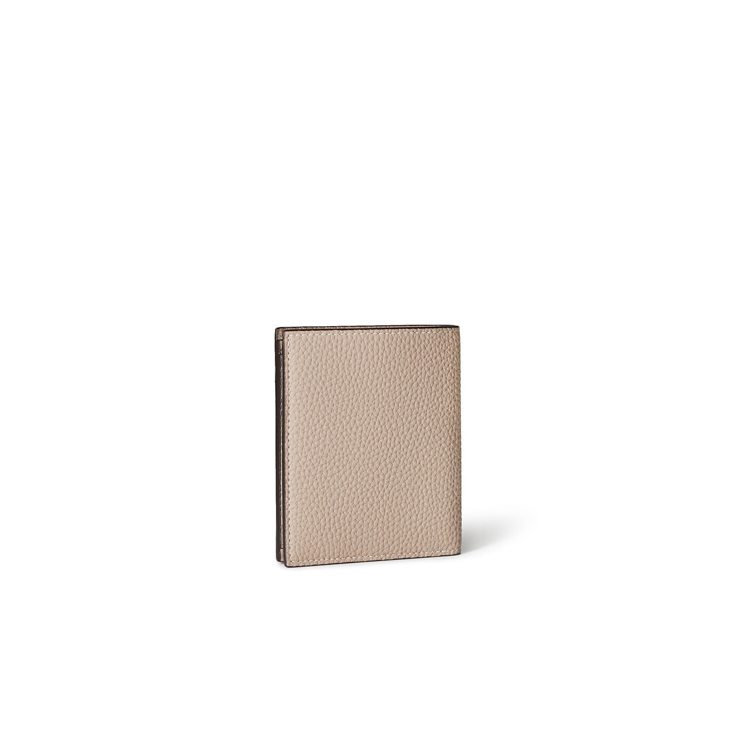 Bi-fold Wallet All Bottalato Leather (Greige)
