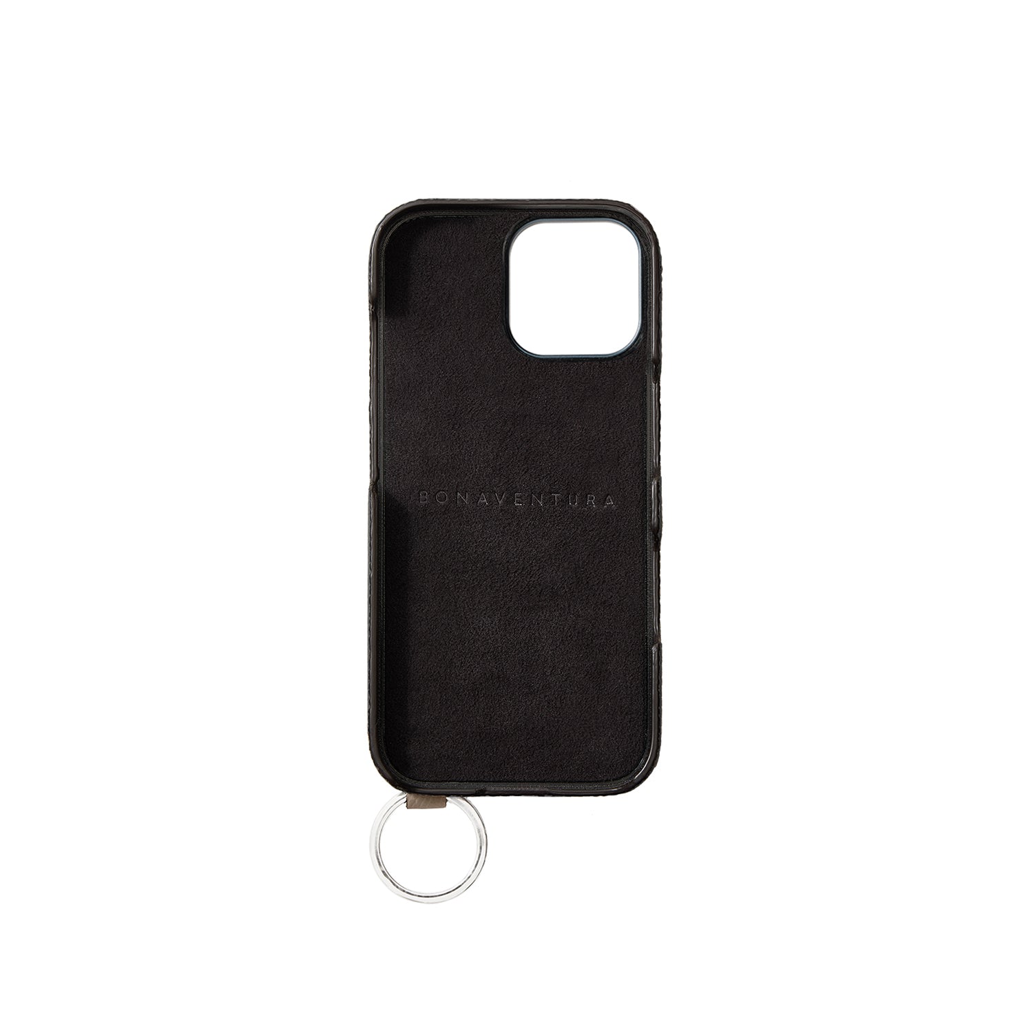 iPhone 17 Back Cover Case with Handle Shrink Leather