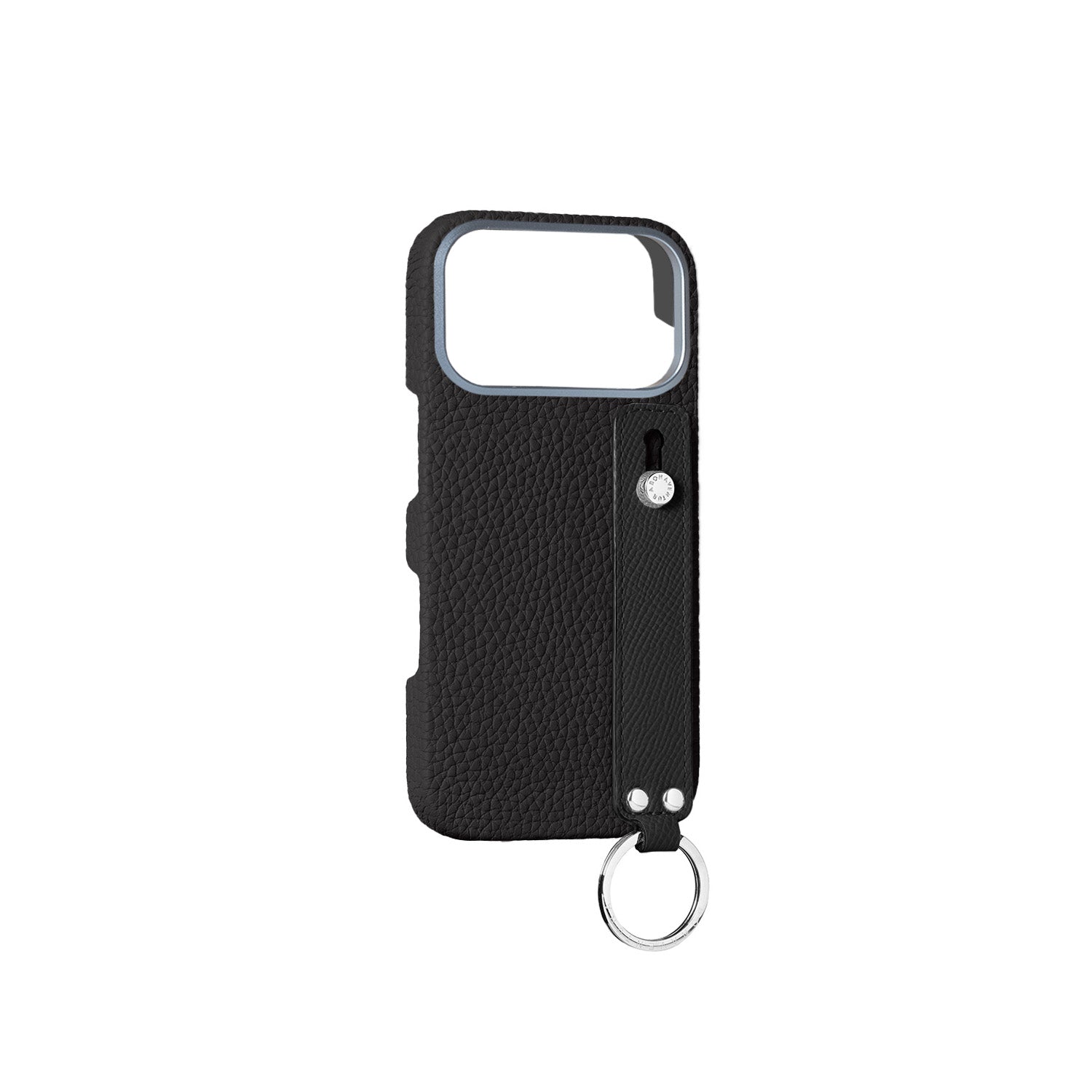 BONAVENTURA IPhone17ProMax ケース BLACK iPhone Θήκη πίσω καλύμματος για iPhone 17 Pro Max με λαβή από δερματίν