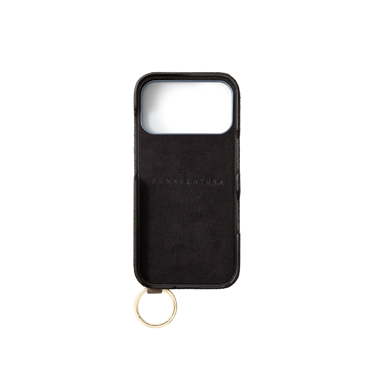 iPhone 17 Pro Max Back Cover Case with Handle Shrink Leather